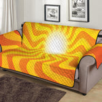 Psychedelic Burning Sun Print Sofa Protector