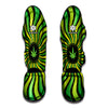 Psychedelic Cannabis Leaf Print Muay Thai Shin Guard