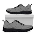 Psychedelic Circle Pattern Print Black Running Shoes