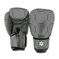 Psychedelic Circle Pattern Print Boxing Gloves