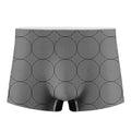 Psychedelic Circle Pattern Print Men's Boxer Briefs
