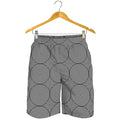 Psychedelic Circle Pattern Print Men's Shorts