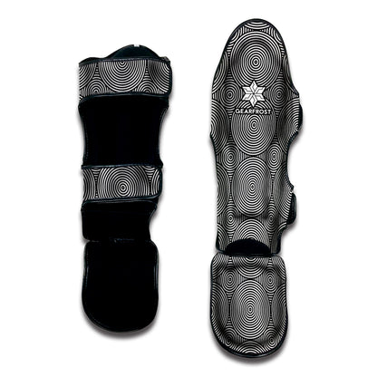 Psychedelic Circle Pattern Print Muay Thai Shin Guard