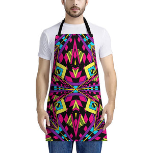 Psychedelic Ethnic Trippy Print Apron