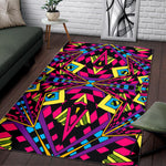 Psychedelic Ethnic Trippy Print Area Rug GearFrost