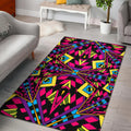 Psychedelic Ethnic Trippy Print Floor Mat