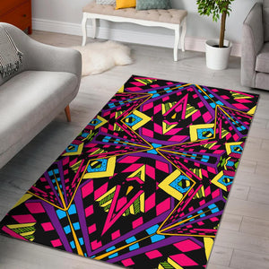 Psychedelic Ethnic Trippy Print Area Rug GearFrost