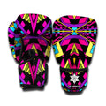 Psychedelic Ethnic Trippy Print Boxing Gloves