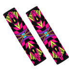 Psychedelic Ethnic Trippy Print Car Seat Belt Covers