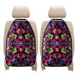 Psychedelic Ethnic Trippy Print Car Seat Organizers
