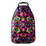 Psychedelic Ethnic Trippy Print Car Seat Organizers