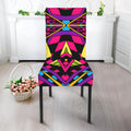 Psychedelic Ethnic Trippy Print Dining Chair Slipcover