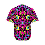 Psychedelic Ethnic Trippy Print Men's Baseball Jersey