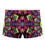 Psychedelic Ethnic Trippy Print Men's Boxer Briefs