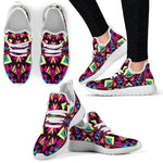 Psychedelic Ethnic Trippy Print Mesh Knit Shoes GearFrost
