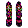 Psychedelic Ethnic Trippy Print Muay Thai Shin Guards