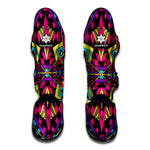 Psychedelic Ethnic Trippy Print Muay Thai Shin Guard
