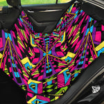 Psychedelic Ethnic Trippy Print Pet Car Back Seat Cover