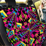 Psychedelic Ethnic Trippy Print Pet Car Back Seat Cover