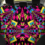 Psychedelic Ethnic Trippy Print Pet Car Back Seat Cover