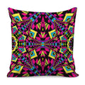 Psychedelic Ethnic Trippy Print Pillow Cover
