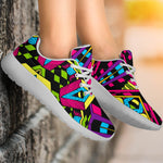 Psychedelic Ethnic Trippy Print Sport Shoes GearFrost