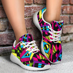 Psychedelic Ethnic Trippy Print Sport Shoes GearFrost