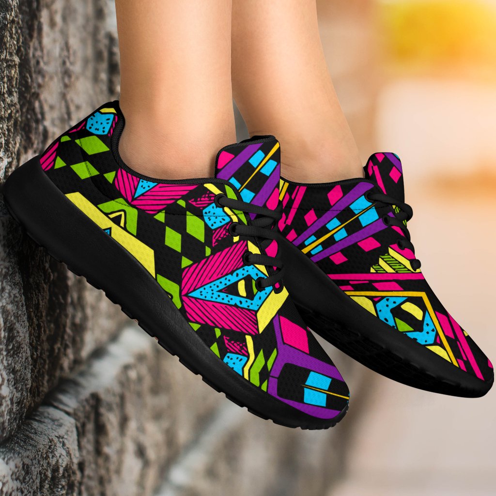 Psychedelic Ethnic Trippy Print Sport Shoes GearFrost