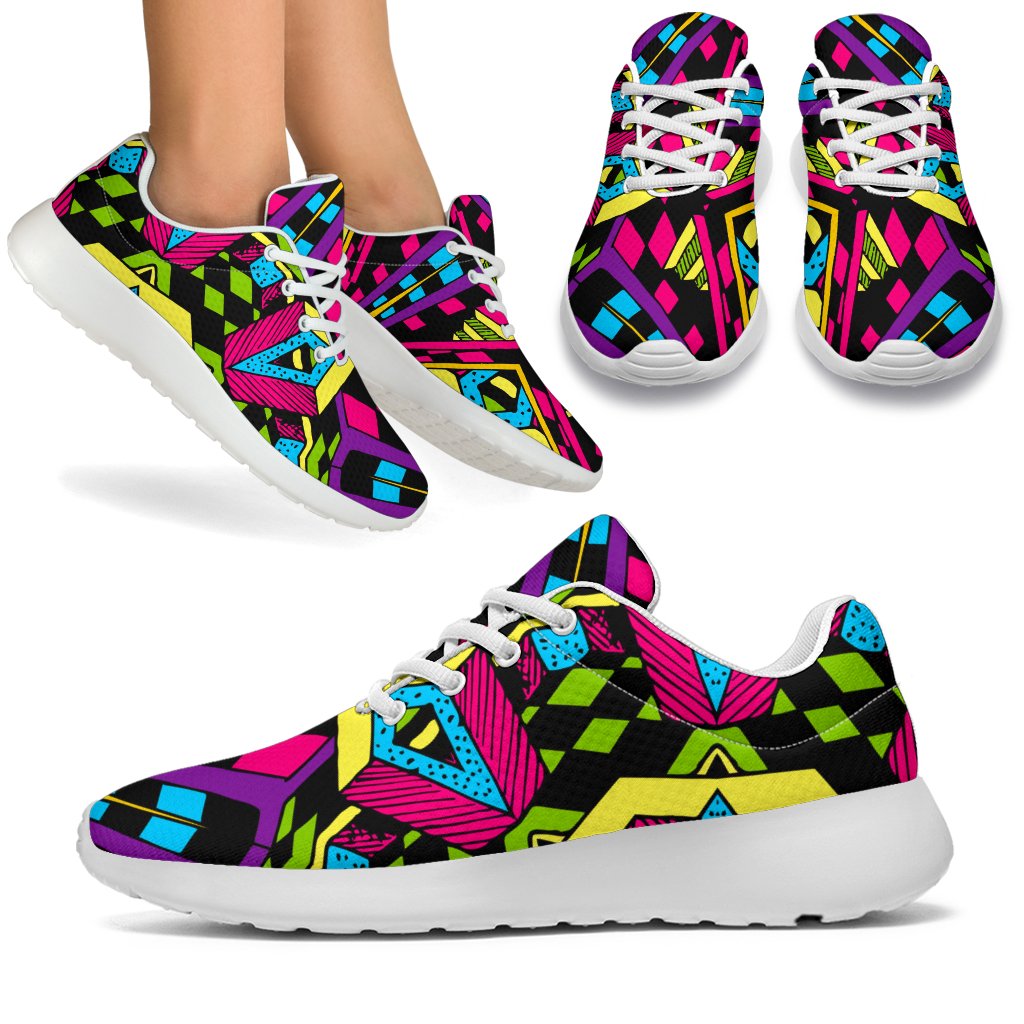 Psychedelic Ethnic Trippy Print Sport Shoes GearFrost