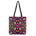 Psychedelic Ethnic Trippy Print Tote Bag