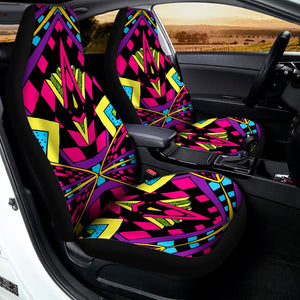 Psychedelic Ethnic Trippy Print Universal Fit Car Seat Covers