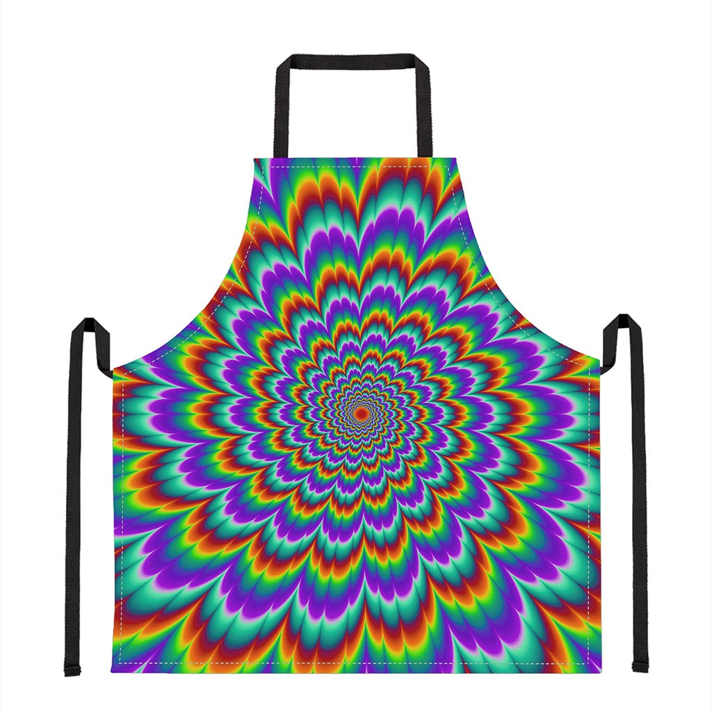 Psychedelic Expansion Optical Illusion Apron