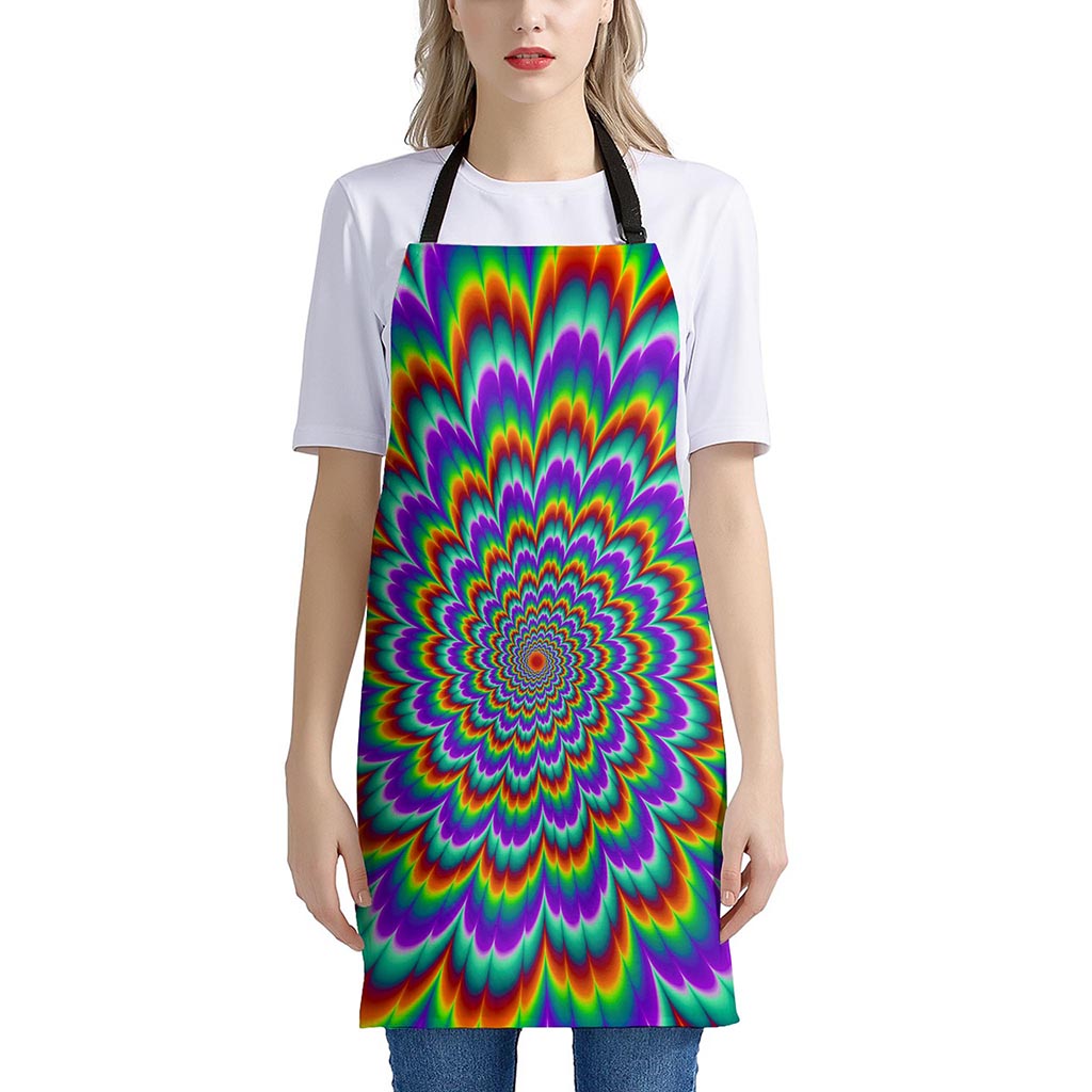 Psychedelic Expansion Optical Illusion Apron