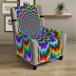 Psychedelic Expansion Optical Illusion Armchair Protector