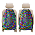 Psychedelic Expansion Optical Illusion Car Seat Organizers