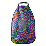 Psychedelic Expansion Optical Illusion Car Seat Organizers