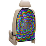 Psychedelic Expansion Optical Illusion Car Seat Organizers