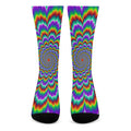 Psychedelic Expansion Optical Illusion Crew Socks
