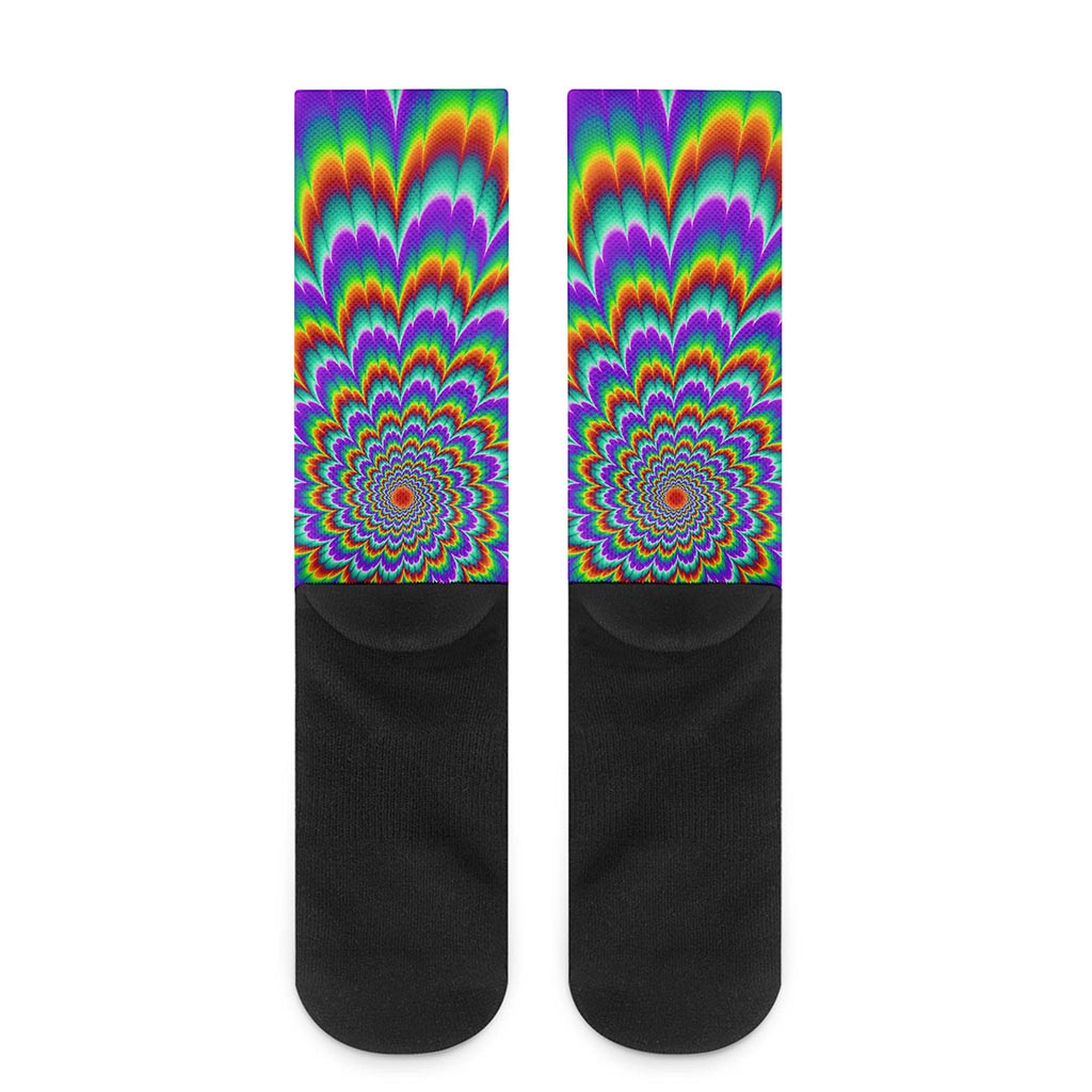 Psychedelic Expansion Optical Illusion Crew Socks