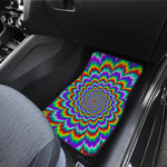 Psychedelic Expansion Optical Illusion Front Car Floor Mats