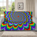 Psychedelic Expansion Optical Illusion Futon Protector