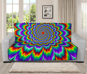 Psychedelic Expansion Optical Illusion Futon Protector