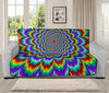 Psychedelic Expansion Optical Illusion Futon Protector