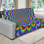 Psychedelic Expansion Optical Illusion Futon Protector