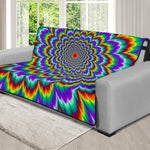 Psychedelic Expansion Optical Illusion Futon Protector