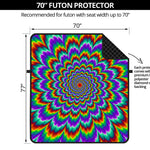 Psychedelic Expansion Optical Illusion Futon Protector