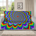 Psychedelic Expansion Optical Illusion Futon Protector