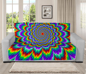 Psychedelic Expansion Optical Illusion Futon Protector