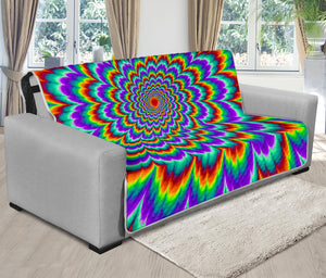 Psychedelic Expansion Optical Illusion Futon Protector