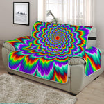 Psychedelic Expansion Optical Illusion Half Sofa Protector